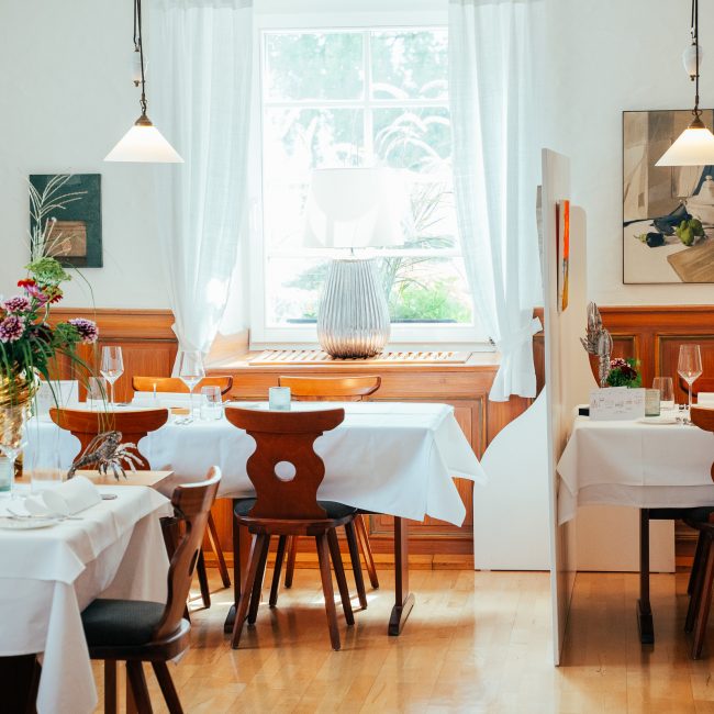 Blick in das Storchen Restaurant