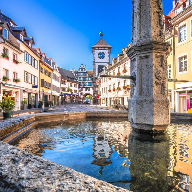 Ein Brunnen in Freiburg